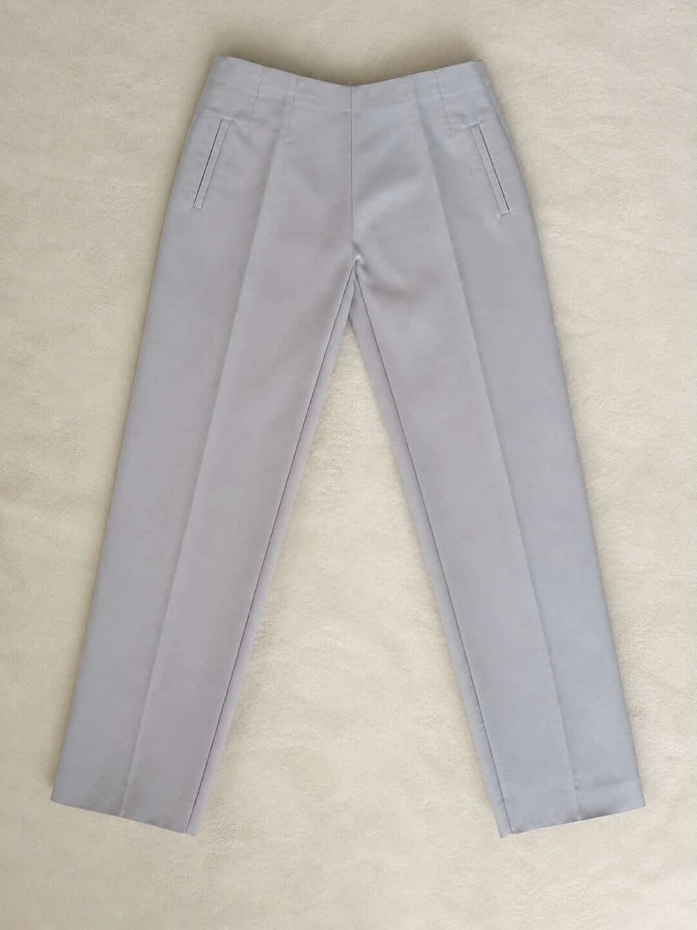 Women’s Light Blue Classic Pants Karol Size S High Rise